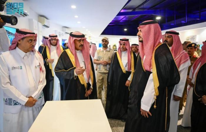محافظ الطائف يطّلع على جهود سدايا التقنية لخدمة ضيوف الرحمن بمعرض البهيتة الأمني
