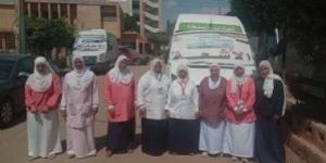 صحة بنى سويف تقدم 1974 خدمة طبية خلال قافلة مجانية بقرية براوة