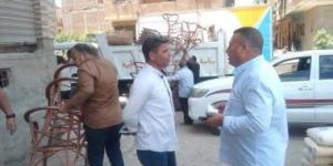 حفاظا على حق المواطنين فى الطرق.. حملة إشغالات مكبرة بحى شرق شبرا الخيمة
