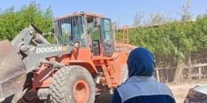 حملات لإزالة التعديات علي الأراضي الزراعية في أبيس ثاني أيام العيد بالإسكندرية