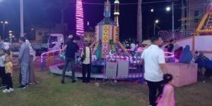 أجواء ربيعية مبهجة.. إقبال على الملاهى فى بلطيم خلال عيد الأضحى.. فيديو