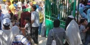 توافد كبير على حديقة الحيوان بالإسكندرية فى ثالث أيام عيد الأضحى.. فيديو