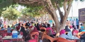 إقبال على الحدائق والرحلات النيلية بدسوق فى رابع أيام عيد الأضحى.. صور