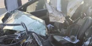 إصابة 13 شخصا فى انقلاب ميكروباص بالعاشر من رمضان