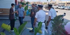 حملات مكثفة بحى ثالث الإسماعيلية لمراجعة التراخيص وإزالة الإشغالات.. صور