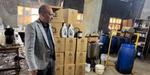 ضبط مصنع سري لمستحضرات التجميل داخل مزرعة دواجن في الغربية