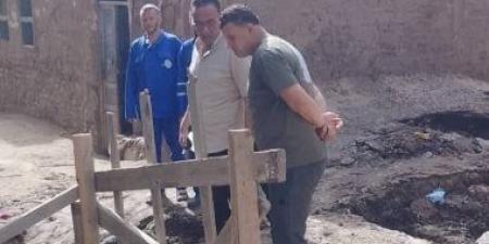 رئيس مدينة الشهداء: استمرار أعمال إصلاح خط الطرد بزاوية الناعورة