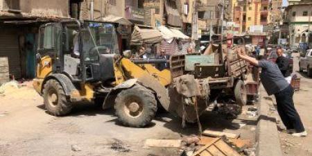 محافظ الدقهلية يقود حملة لإزالة الإشغالات بشوارع المنصورة