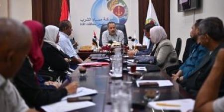 مياه القناة تبحث تعزيز التكامل المؤسسي ورفع كفاءة الأداء البيئي