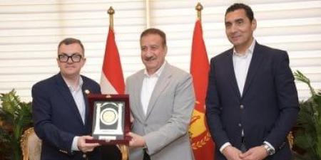 محافظ بورسعيد يستقبل وزيري التخطيط والشباب لمتابعة المشروعات التنموية