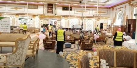 إقامة معرض لتوزيع الأثاث المنزلي بالمجان والاستعداد لتوزيع اللحوم بكفرالشيخ
