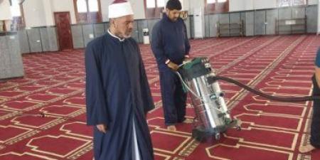 أوقاف جنوب سيناء تواصل الاستعدادات لاستقبال عيد الأضحى بحملة تعقيم للمساجد