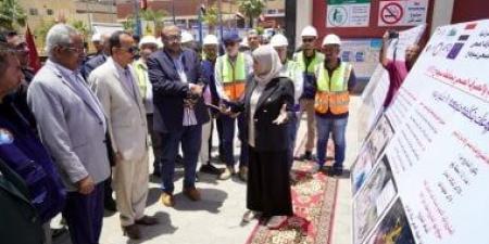 محافظ سوهاج يتفقد محطة مياه غرب ومقر الأزمات والطوارئ المطور