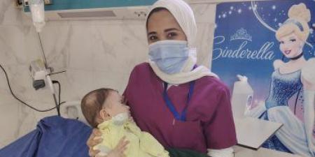 إنقاذ طفل رضيع مصاب بجلطة بالمخ داخل عناية الأطفال بمستشفى بلبيس المركزي