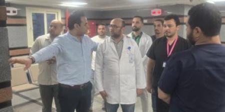 وكيل وزارة الصحة بسوهاج يتفقد مستشفى ساقلتة النموذجى فى وقفة العيد.. صور