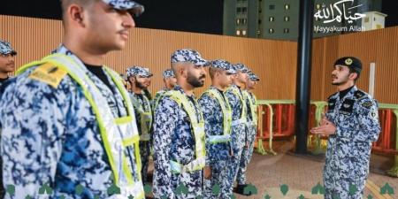 فهد الأمنية تواصل مهامها التنظيمية في المشاعر المقدسة