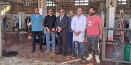 مجازر كفر الشيخ تستقبل 719 رأس ماشية فى أول أيام عيد الأضحى
