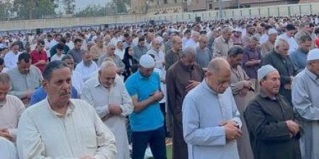 امتلاء الساحات بالمواطنين أثناء صلاة عيد الأضحى بالدقهلية.. فيديو وصور