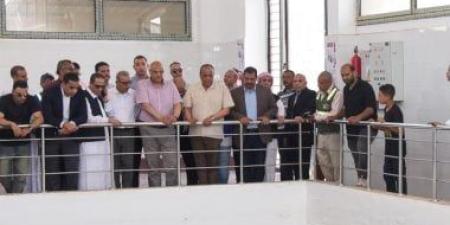 محافظ الإسكندرية يتفقد مشروع محطة رافع مياه "حياة كريمة" فى برج العرب