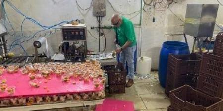ضبط 5 أطنان مخلل بدون بيانات ومستحضرات تجميل مجهولة المصدر بالإسكندرية