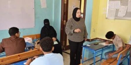 مدير تعليم جنوب سيناء تتفقد لجان الامتحانات بعدد من المدارس