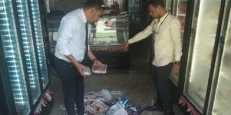 ضبط 310 كيلو لحوم فاسدة بمطعم فى إدفو
