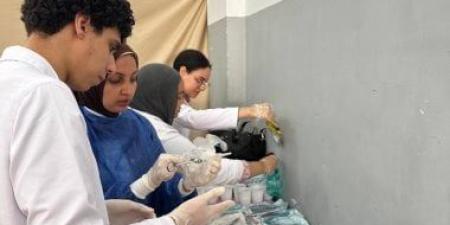 جامعة الإسكندرية تُنظم قافلة طبية شاملة لخدمة أهالي منطقة أبيس 7