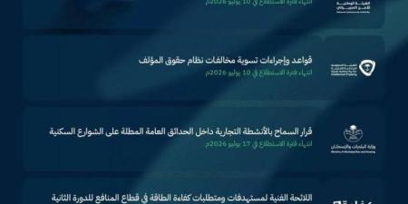استطلاع: طرح (36) مشروعًا لأخذ المرئيات العامة