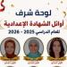 كلهم بنات.. أسماء وصور أوائل الشهادة الإعدادية في البحيرة