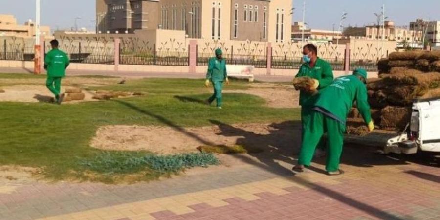 بلدية رنية تعيد تأهيل حديق النخيل لتعزيز جودة الحياة