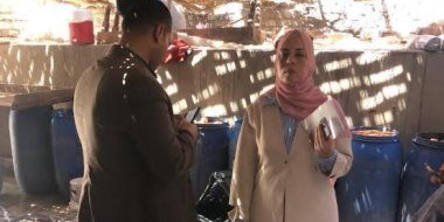 تحرير عدد من المخالفات والتحفظ على 32 طن مخللات غير مطابقة للاشتراطات بالدقهلية