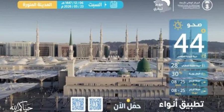 حالة الطقس في الطرق المؤدية من المدينة المنورة إلى مكة المكرمة والمشاعر المقدسة