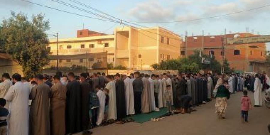 الآلاف يؤدون صلاة عيد الأضحى بمحافظة المنوفية.. مباشر