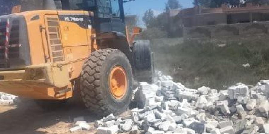 حملات مكثفة لإزالة مخالفات البناء والتعديات على الأراضي الزراعية بأحياء الإسكندرية