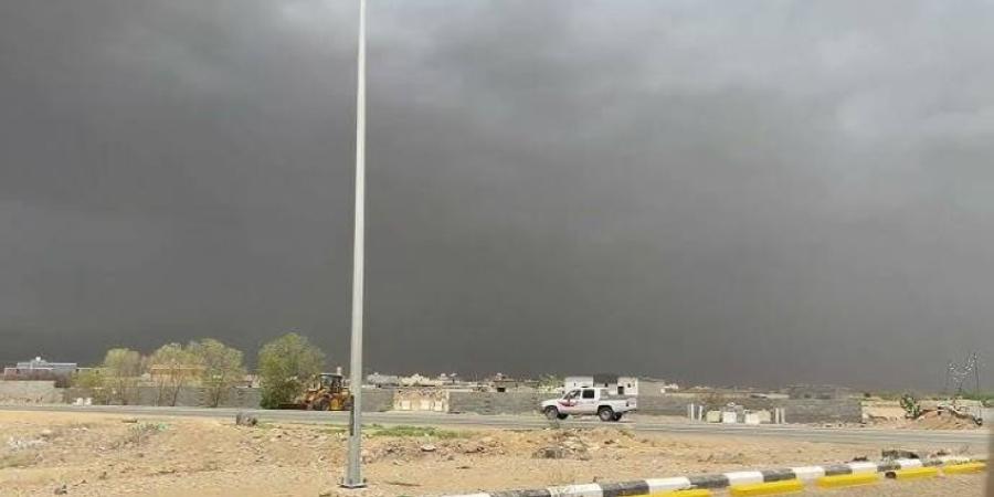 أمطار على منطقة جازان