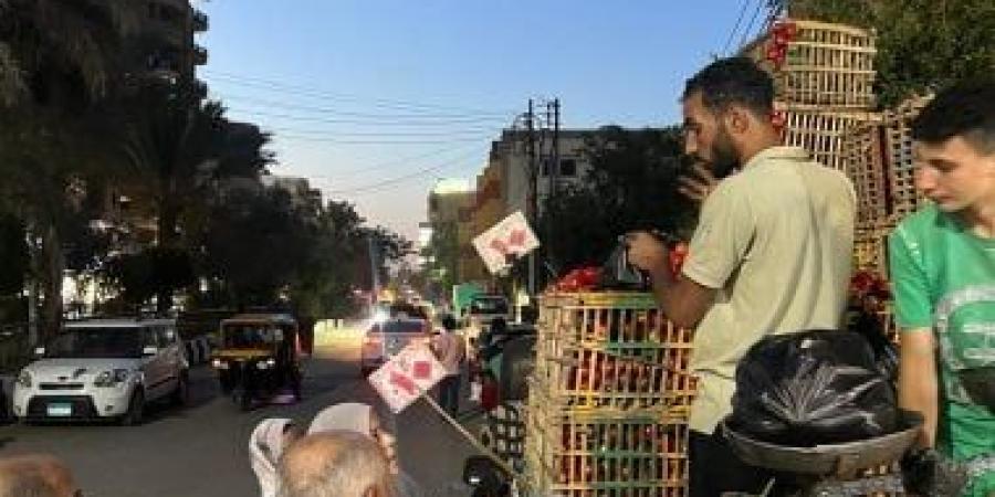 سيارات الطماطم تجوب شوارع الدقهلية للبيع بـ 10 جنيه للمواطنين.. فيديو وصور