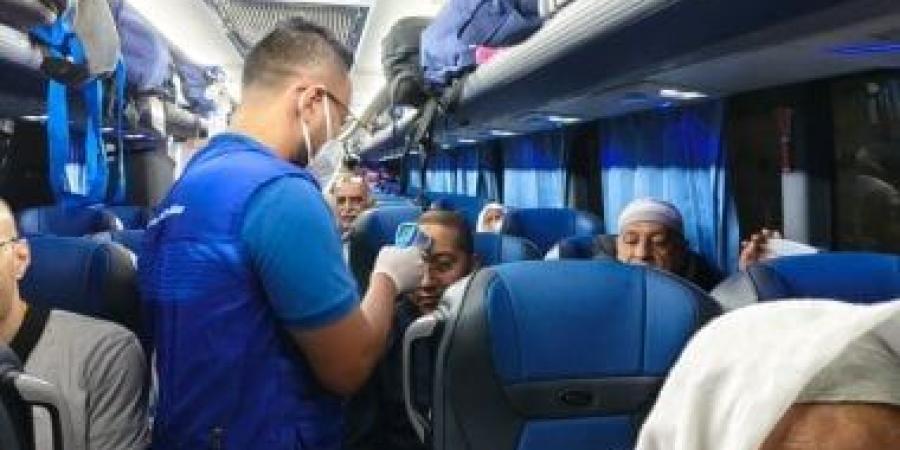الحجر الصحي  بجنوب سيناء يتابع عودة الحجاج المصريين عبر ميناء نويبع