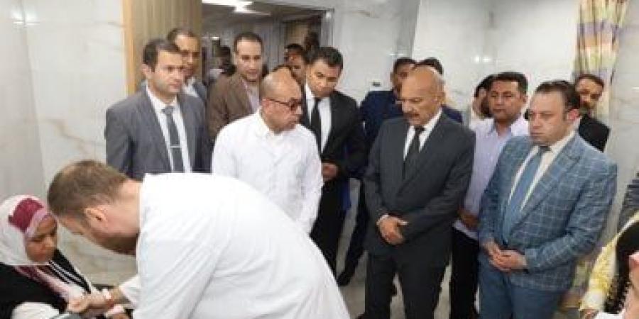 محافظ السويس يتفقد دار صحة المرأة والطفل استعدادًا لبدء أعمال الوفد الطبي الروسى