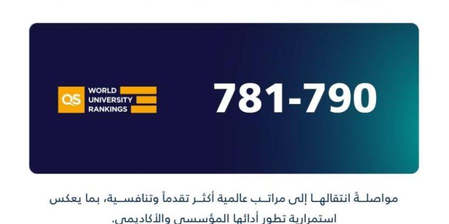 جامعة القصيم تتقدم في تصنيف QS العالمي للجامعات 2027