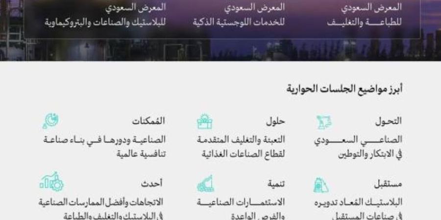 غدًا انطلاق فعاليات أسبوع الرياض الدولي للصناعة 2026