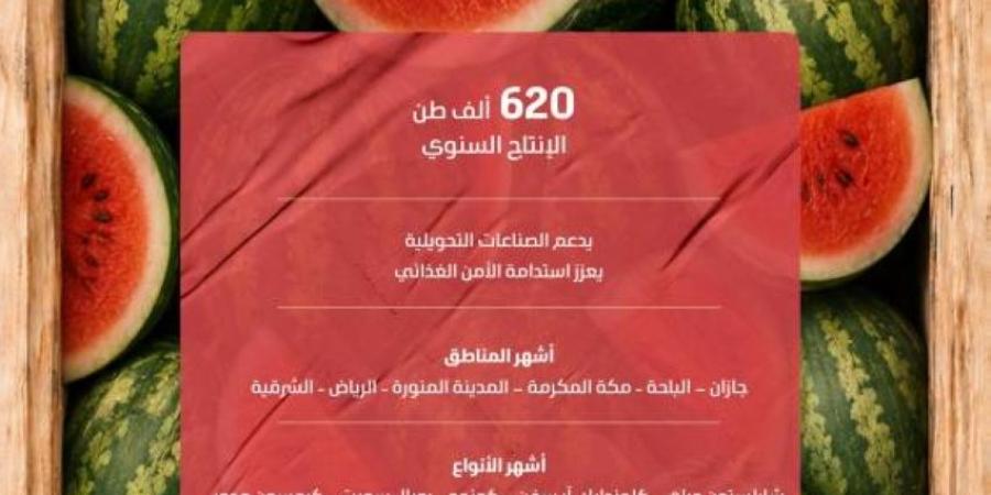 بإنتاج يتجاوز (620) ألف طن.. البطيخ يشهد ذروة الإقبال خلال موسم الصيف