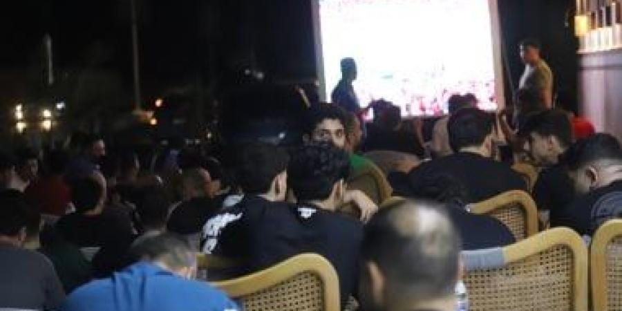 حضور ومؤازرة للمنتخب الوطني في مدينة العريش فجر اليوم .. صور