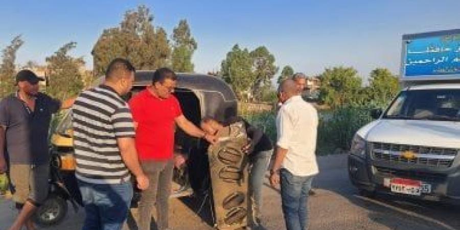 حملة للتصدي لأجهزة الصوت والمركبات بمدينة أجا فى الدقهلية