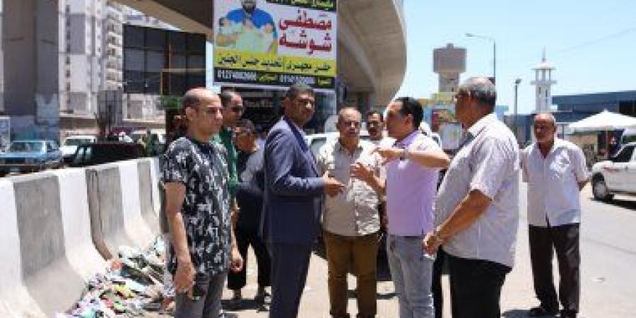 نائب محافظ الدقهلية يتفقد ميدان سندوب لبحث البدء فى أعمال تطويره