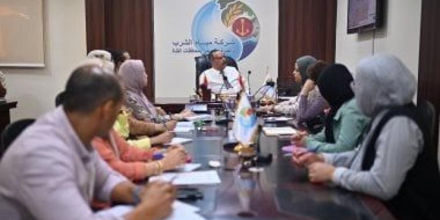 رئيس مياه القناة يتابع الموقف التنفيذي لمشروع مركز السيطرة وإدارة الأزمات
